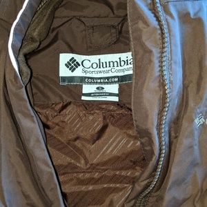 Ladies brown Columbia coat